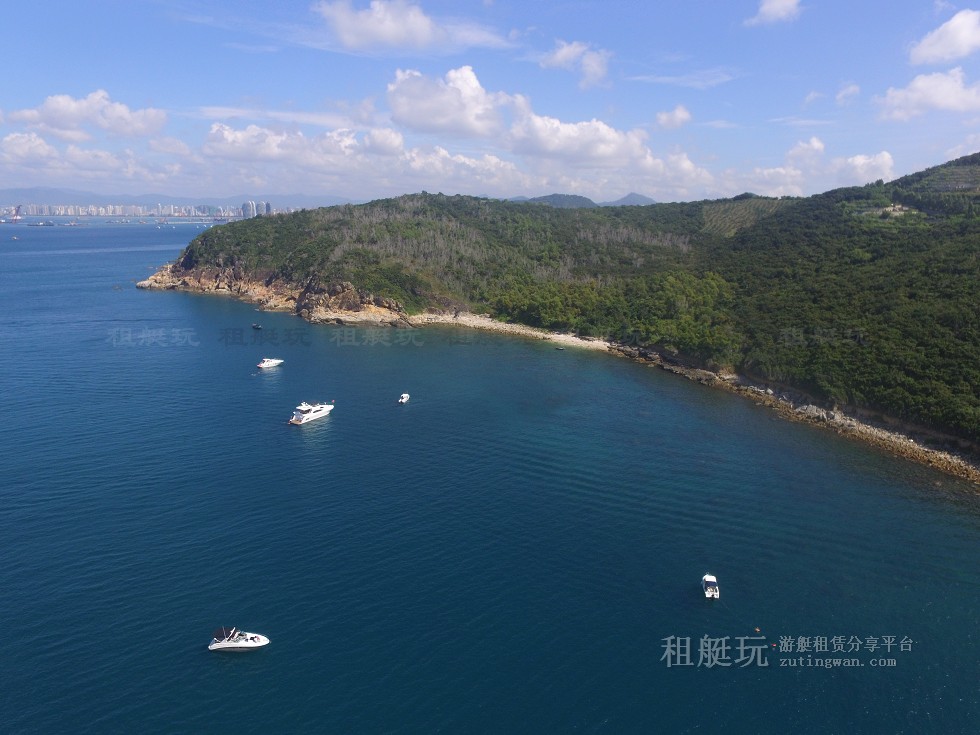 三亞旅游游艇租賃，三亞港至三亞角航線