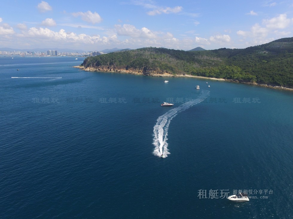 三亞旅游游艇租賃，三亞港至三亞角航線